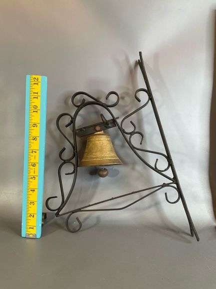 Vintage Cast Metal Wall Mounted Bell,See Photos for Measurements ...
