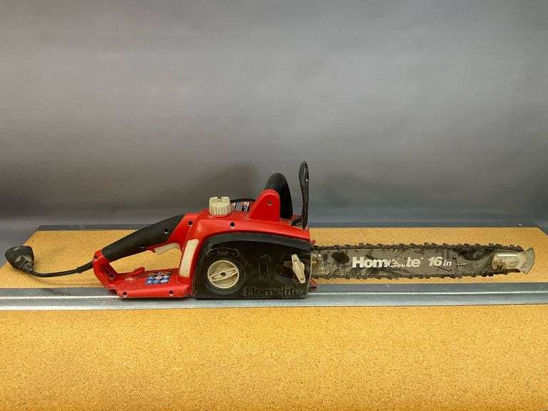 Homelite Model UT43122B Electric Chain Saw, Powers On Coastal