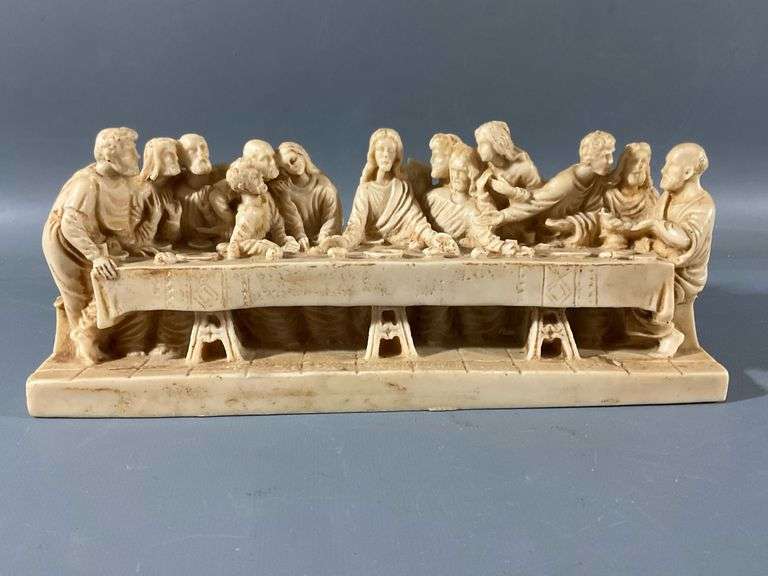 Vintage Last Supper Sculpture Coastal Downsizing LLC