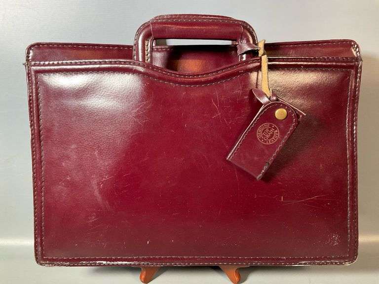 Genuine Leather Briefcase (2) Coastal Downsizing LLC