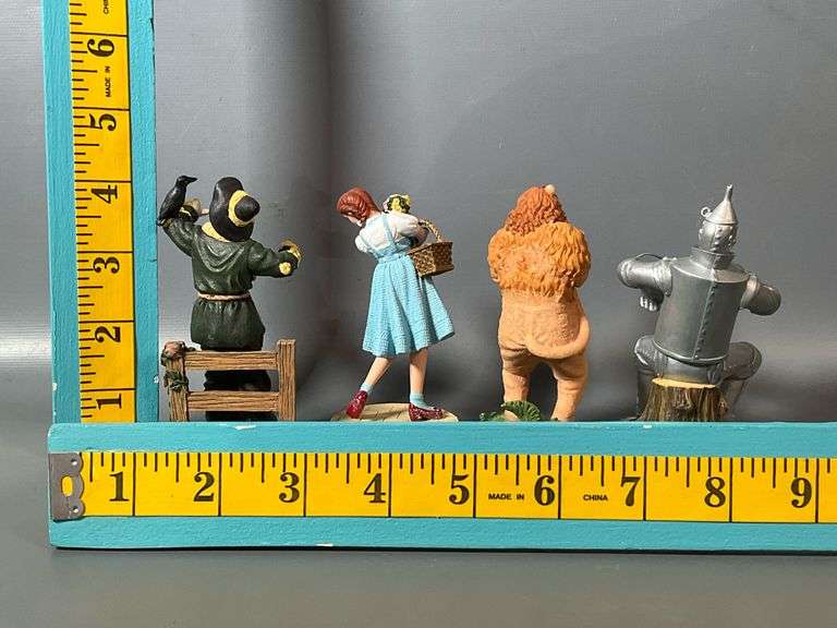 Set of 4 Wizard of Oz Figurines Coastal Downsizing LLC