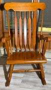 Wooden Rocking Chair, 24” Wide  X 40” Tall