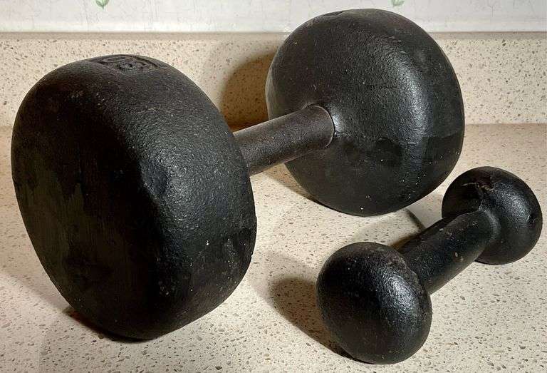 Cast Iron Dumbbells Coastal Downsizing LLC