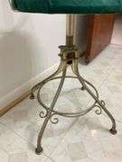 MCM Metal Powder Room Chair, Measures 13” x 35.5”