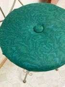 MCM Metal Powder Room Chair, Measures 13” x 35.5”
