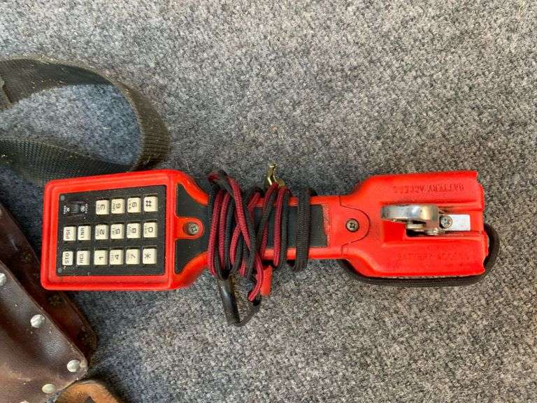 Vintage Telephone Lineman Tool Belt and Accessories, Untested Coastal