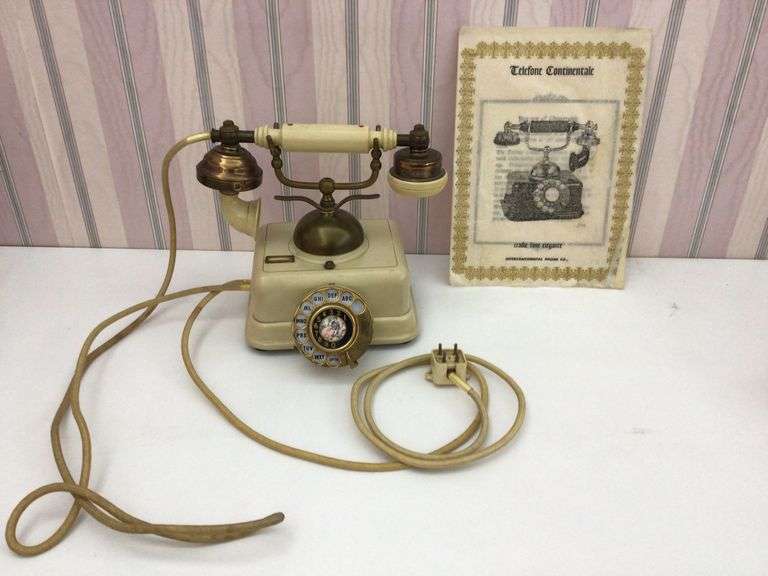 VINTAGE TELEPHONE Currie Auction Service