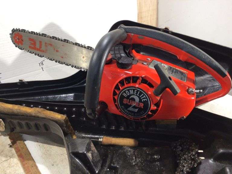 HOMELITE SUPER 2 CHAINSAW Currie Auction Service
