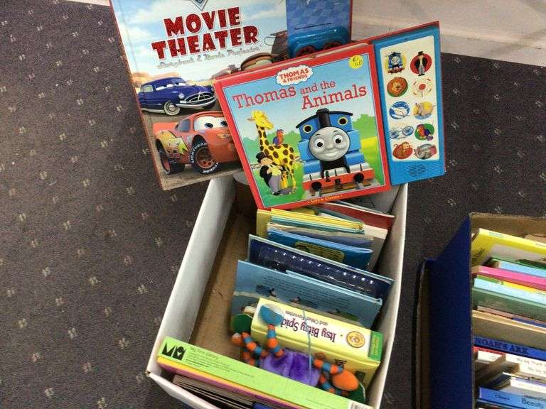 3 BOXES OF CHILDREN'S BOOKS Currie Auction Service