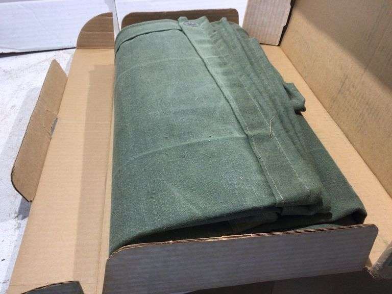 COTTON DUCK TARP Currie Auction Service