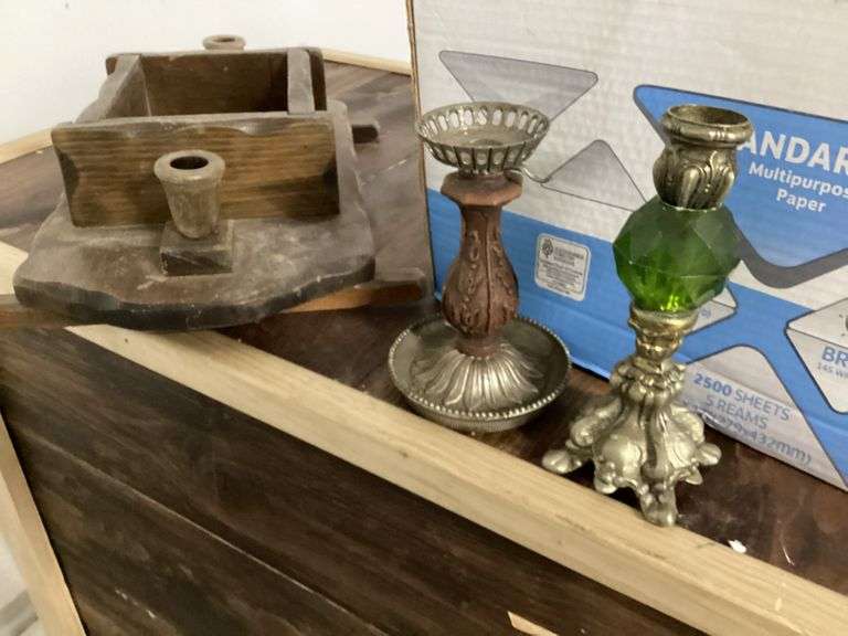 CANDLE HOLDERS Currie Auction Service