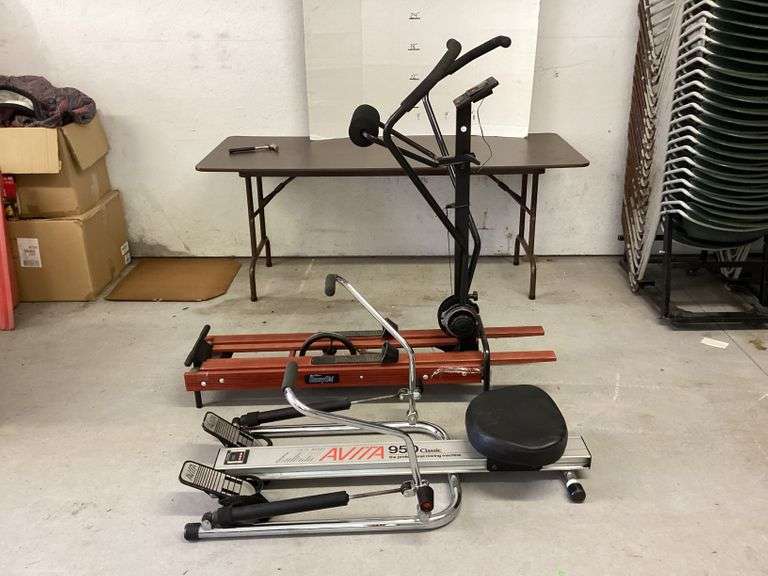 ROWING AND SKI MACHINE Currie Auction Service
