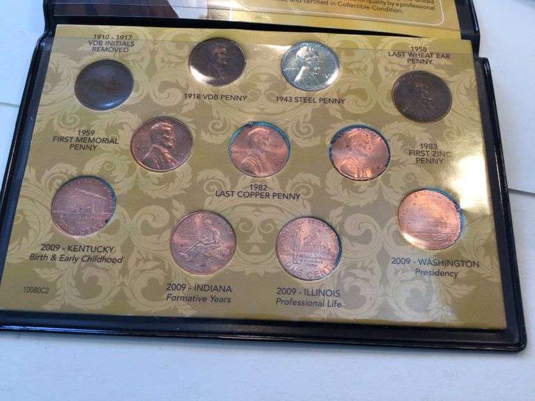 COMPLETE LINCOLN PENNY COLLECTION Currie Auction Service