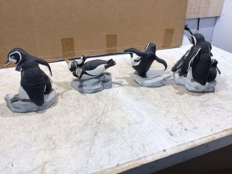 4 WHOOPS! HAND PAINTED PORCELAIN 1985