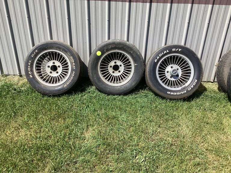 3 TIRES W/ CAMARO Z28 RIMS Currie Auction Service
