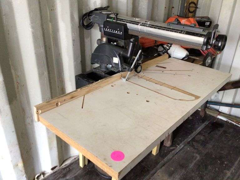 CRAFTSMAN/SEARS ROEBUCK RADIAL ARM SAW Currie Auction Service