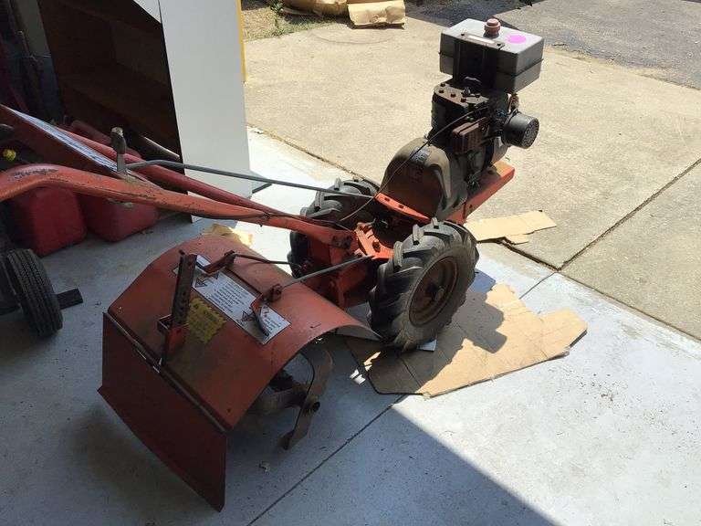 Ariens rototiller, RT424, 4 HP, 24 till, crack in engine block, as is