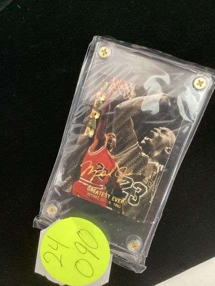 michael jordan greatest ever card
