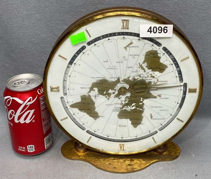 MCM Kundo World clock by Kieninger and Obergfell Dixon's Auction at Crumpton