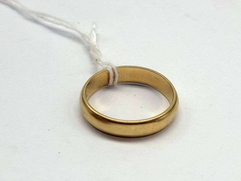 14kt Gold Keepsake Wedding Band/Ring 4.1g Dixon's Auction at Crumpton