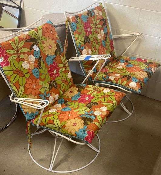 Homecrest MCM wire chairs Dixon's Auction at Crumpton