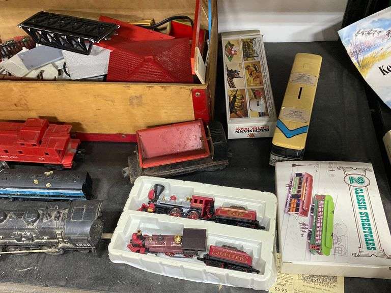 Lot Vintage Model Railroad Train Cars, Engines etc Dixon's Auction at