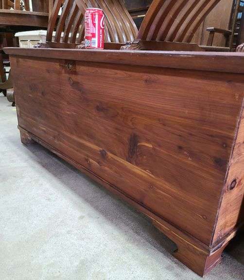 Vintage cedar chest Dixon's Auction at Crumpton