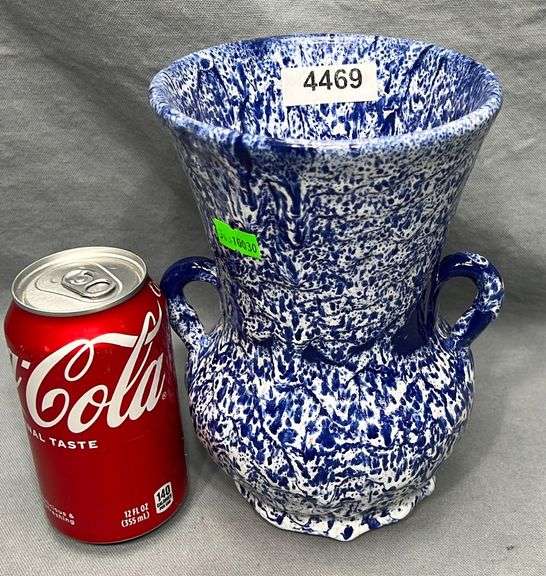 Rainbow Pottery Sanford NC art pottery vase Dixon's Auction at Crumpton