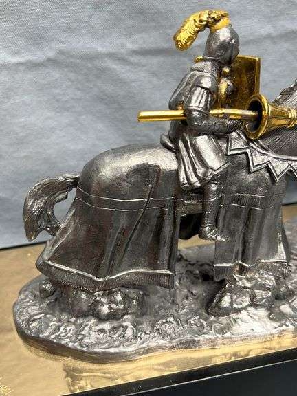 Michael Ricker limited edition jousting sculpture - Dixon's Auction at ...