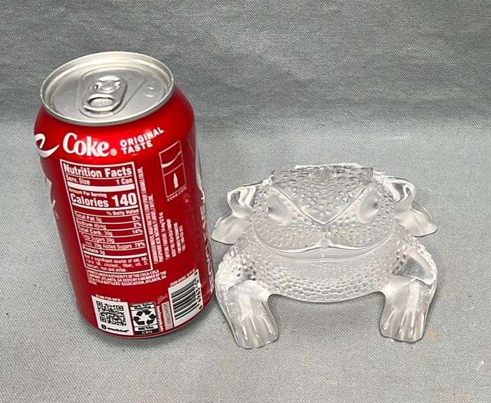 Lalique crystal frog Dixon's Auction at Crumpton