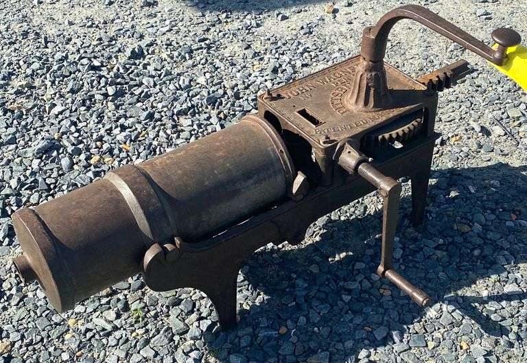 antique john wagner pittsburgh sausage stuffer Dixon's Auction at