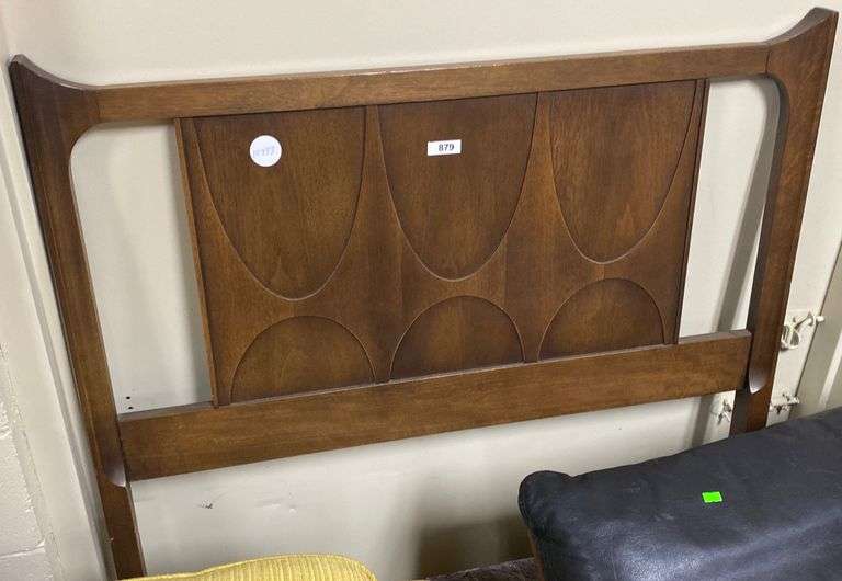 MCM Broyhill Brasilia twin headboard Dixon's Auction at Crumpton