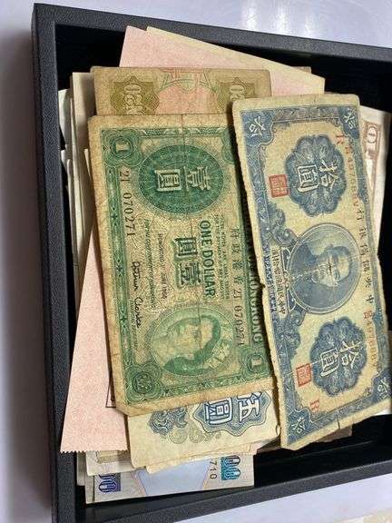 Group Lot Of Paper Money Dixon s Auction At Crumpton