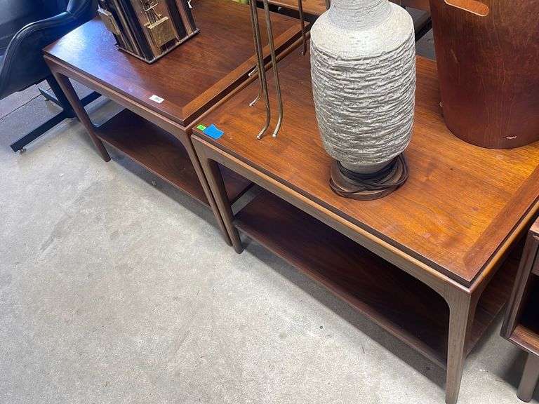 Pair Lane MCM end tables Dixon's Auction at Crumpton