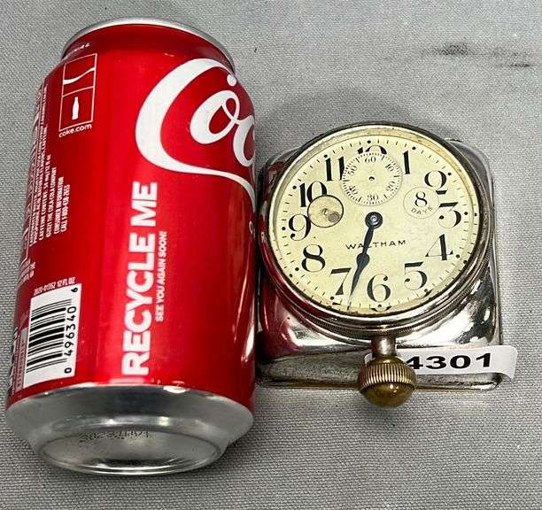 Antique Waltham car clock Dixon's Auction at Crumpton