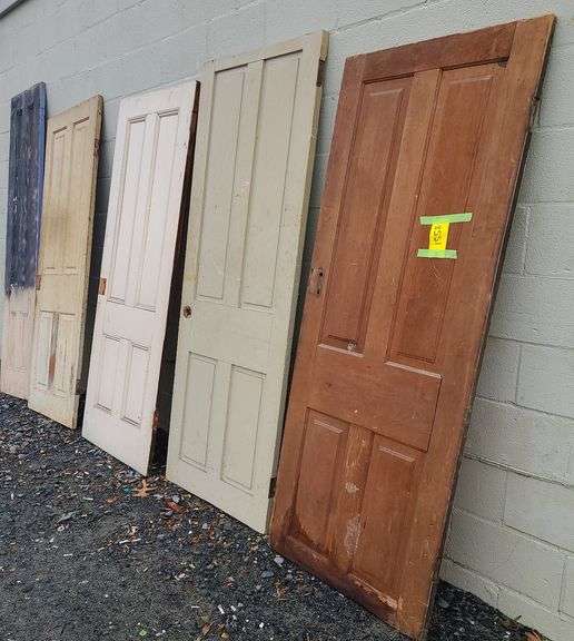 5 arch salvage doors Dixon's Auction at Crumpton