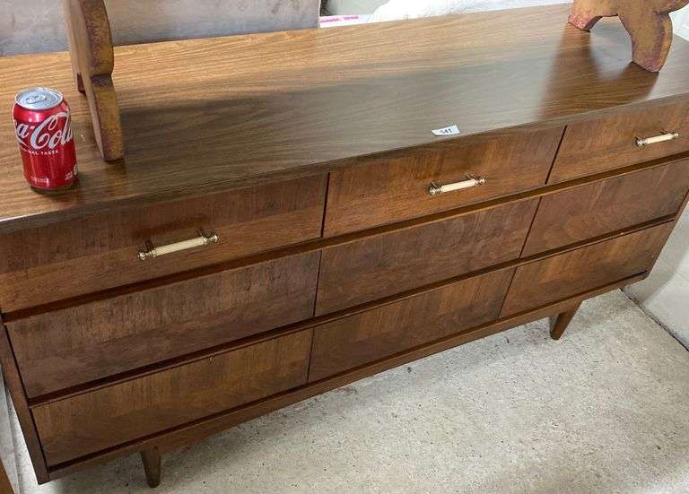 MCM triple dresser with laminate top Dixon's Auction at Crumpton