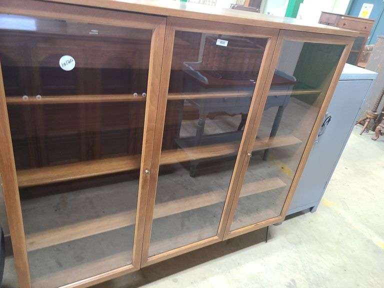 MCM china bookcase Dixon's Auction at Crumpton