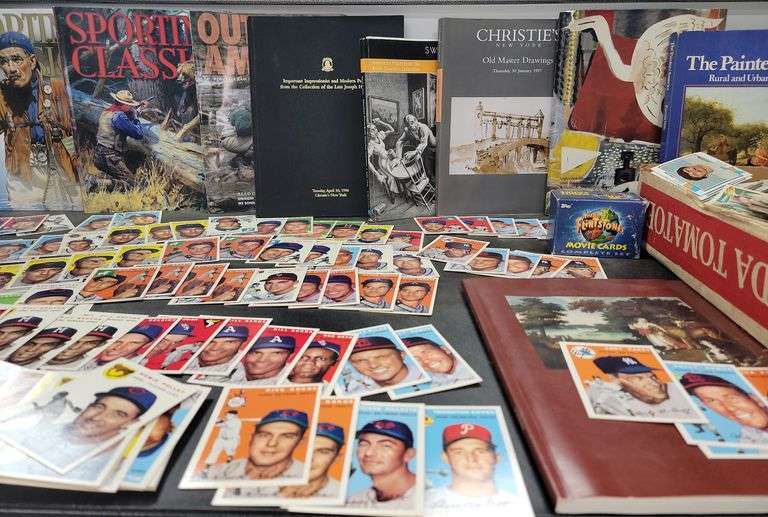 Lot of Sports Cards, Baseball & Football, (some vintage some repro