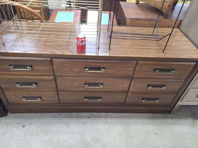 MCM triple dresser with laminate top Dixon's Auction at Crumpton