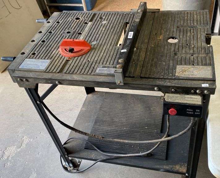 Sears Craftsman Work Center, used. Dixon's Auction at Crumpton