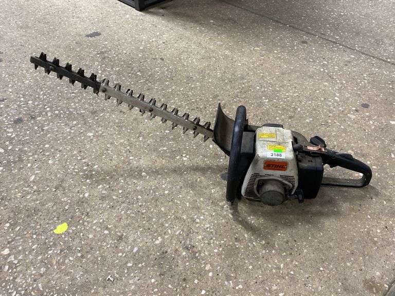 Stihl gas powered hedge trimmer, made in West Germany. Unverified