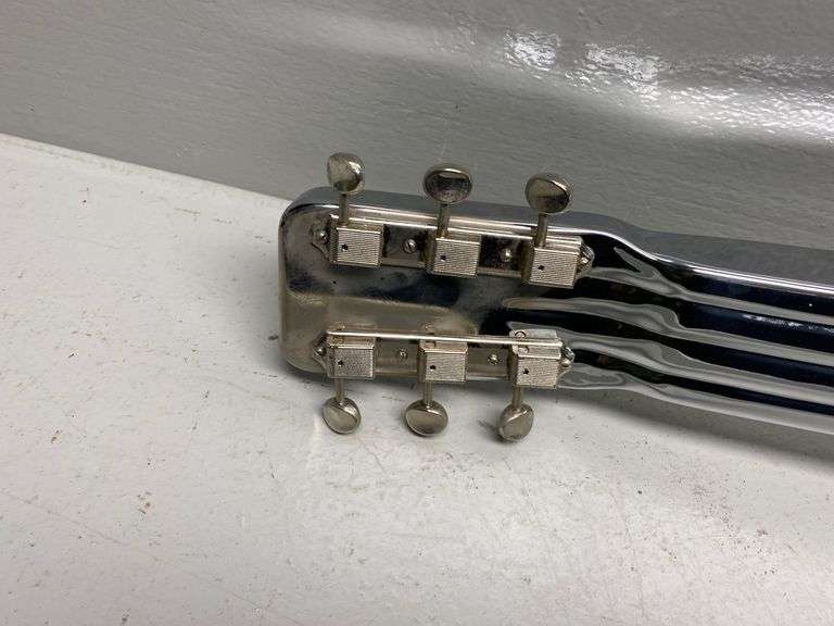 Rickenbacker style chrome lap steel body only Dixon's Auction at Crumpton