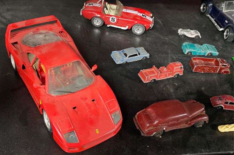 Lot Vintage Toy Cars, Harlem Globetrotters Pennant Dixon's Auction at