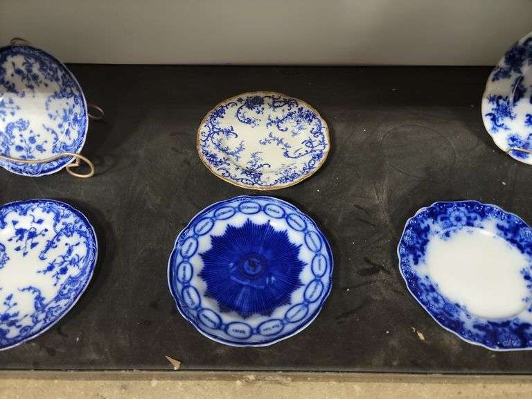 Lot Antique Transferware China Plates Dixon's Auction at Crumpton