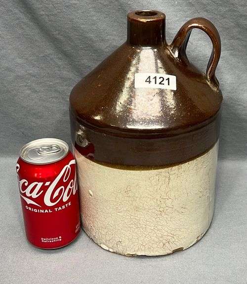 Antique stoneware jug Dixon's Auction at Crumpton