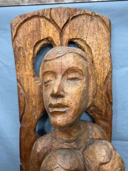 Ethnographic carved statue - Dixon's Auction at Crumpton