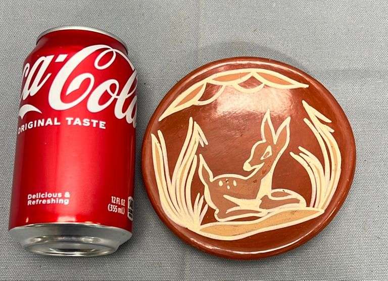 Marie Santa Clara Native American pottery plate Dixon's Auction at