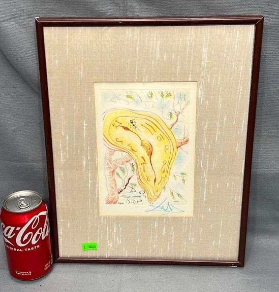 Salvador Dali Collector's Guild "Limp Watch" print Dixon's Auction at
