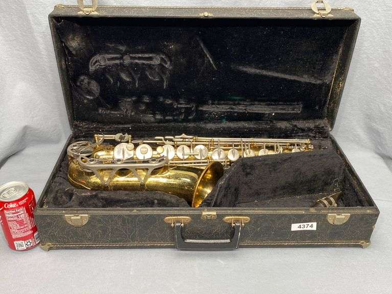 Vintage saxophone Dixon's Auction at Crumpton